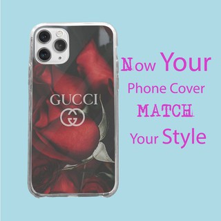 Ốp lưng feminie gucci hoa hồng cho iphone 5 - iphone 12 brd20210182