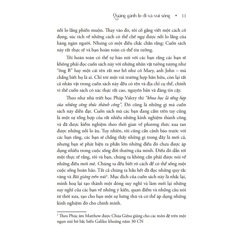 Sách - Quẳng Gánh Lo Đi Và Vui Sống - Những Bí Quyết Để Sống Vui Vẻ Và Hạnh Phúc (Bìa Cứng)