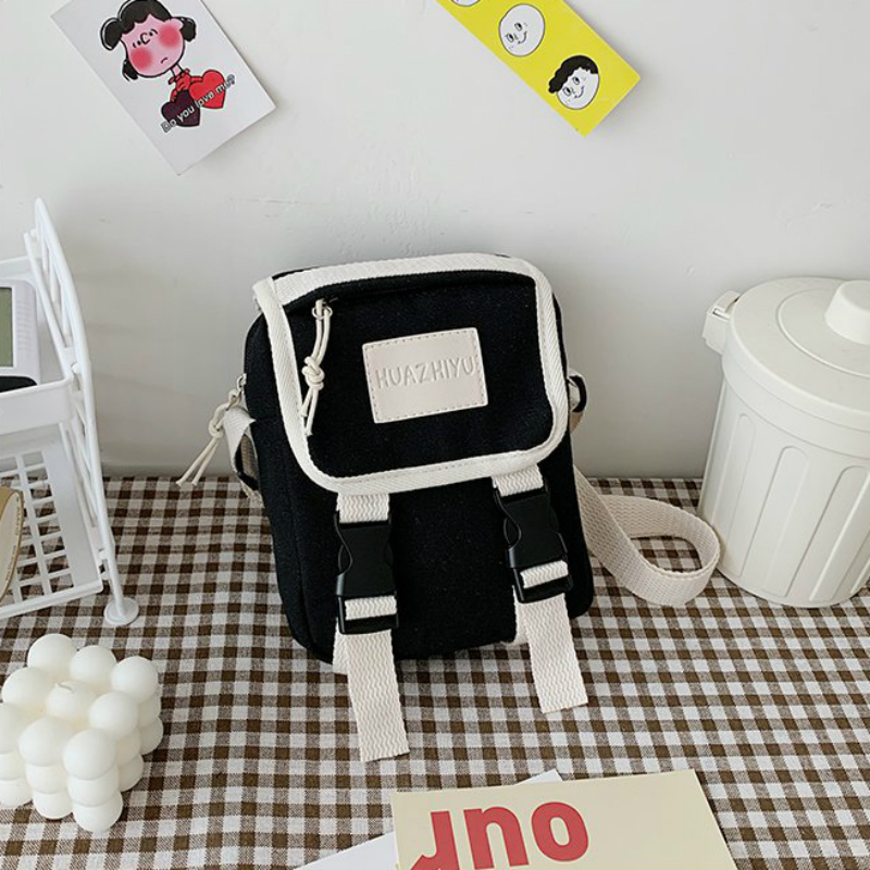 Túi đeo chéo vải canvas phong cách Nhật Bản trẻ trung | BigBuy360 - bigbuy360.vn