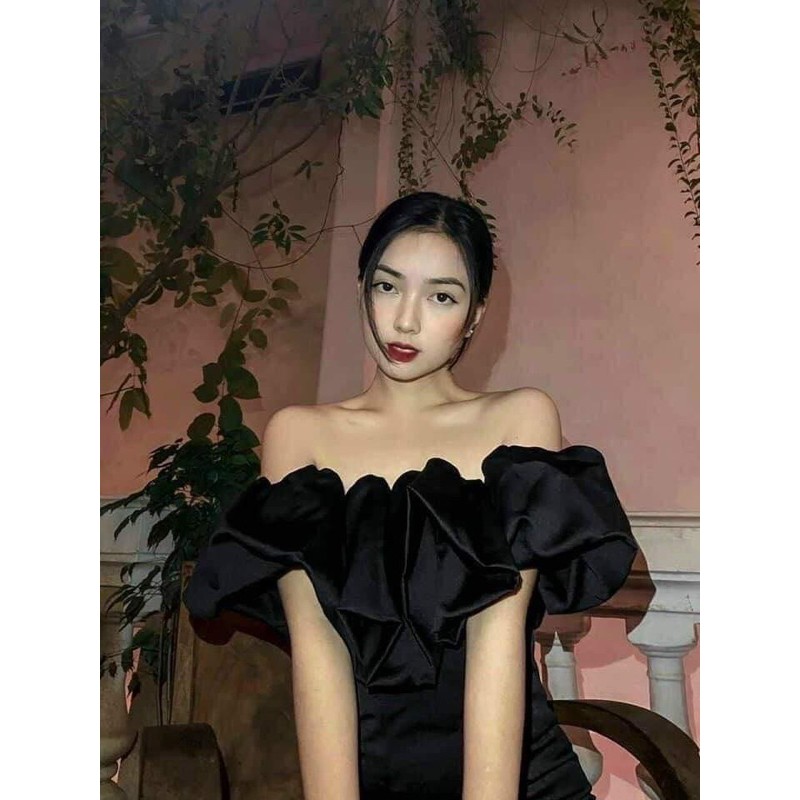 Váy trễ vai đũi TT12 | BigBuy360 - bigbuy360.vn