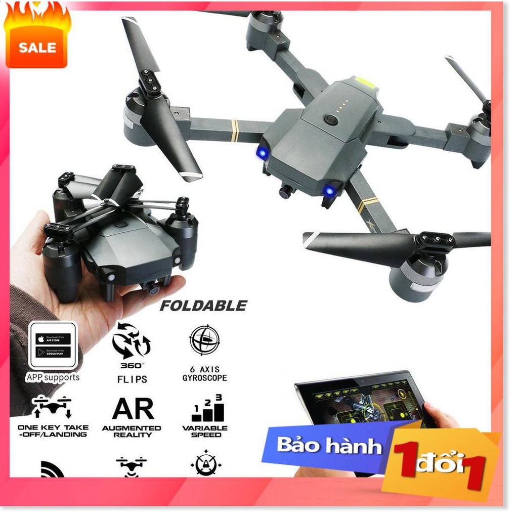 ✔️ [Top sale] -  Flycam mini, Máy bay điều khiển từ xa XT-1 kết nối Wifi quay phim chụp ảnh Full HD 720P