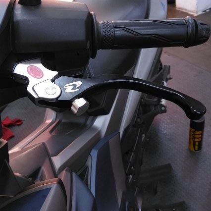 Tay thắng RCB Ex 150, Ex 155, Ex 135 1 cặp, tay thắng Racing Boy mẫu S2 nhôm CNC chính hãng có tem chống hàng giả