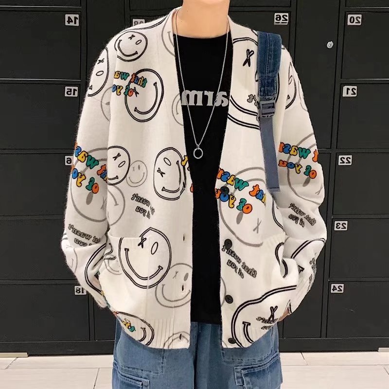 Áo khoác nam tay dài in hình hoạt hình trẻ trung