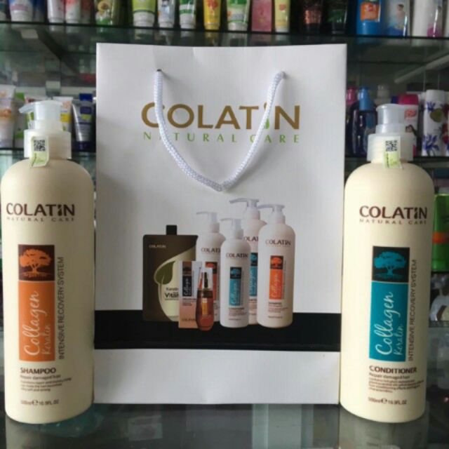 CẶP DẦU GỘI - XẢ Colatin