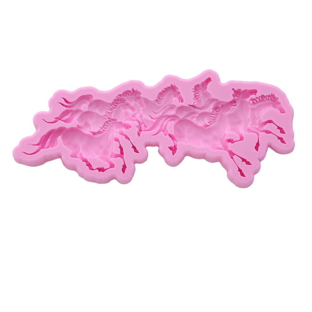 Khuôn Silicone Làm Bánh Hình Con Ngựa Độc Đáo