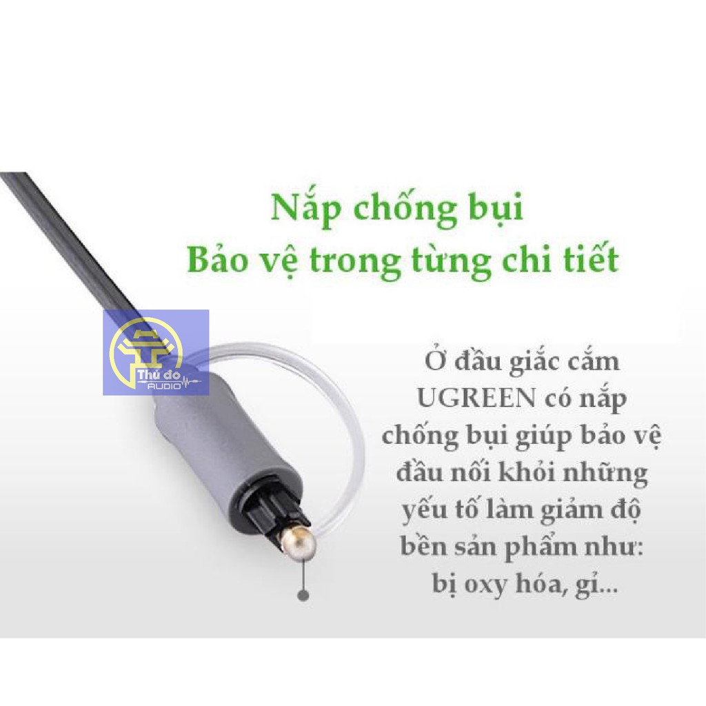 Dây audio quang  UGREEN AV122 dài từ 1M đến 3M