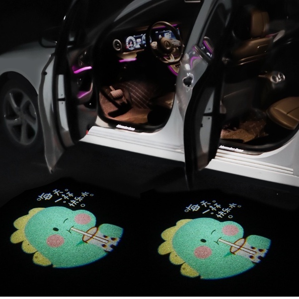 Hot!! 1 Đèn LED Chiếu Hình Khủng Long Hoạt Hình Đáng Yêu