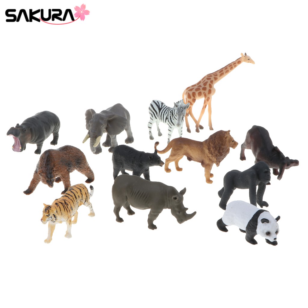 Bộ Đồ Chơi Sở Thú Bằng Nhựa Nhiều Màu Sắc Cho Bé