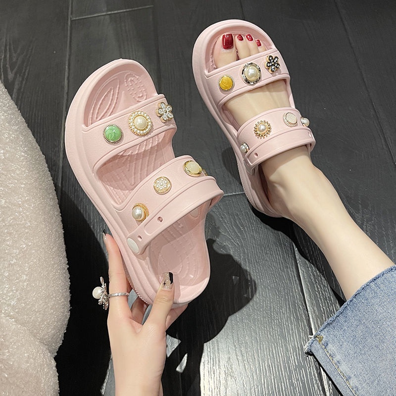 Dép dễ thương Dép bánh mì đế cao nhà Dép Lê Thời Trang Xuân Hè Dạo Phố Sành Điệu Dành Cho Nữ 2022