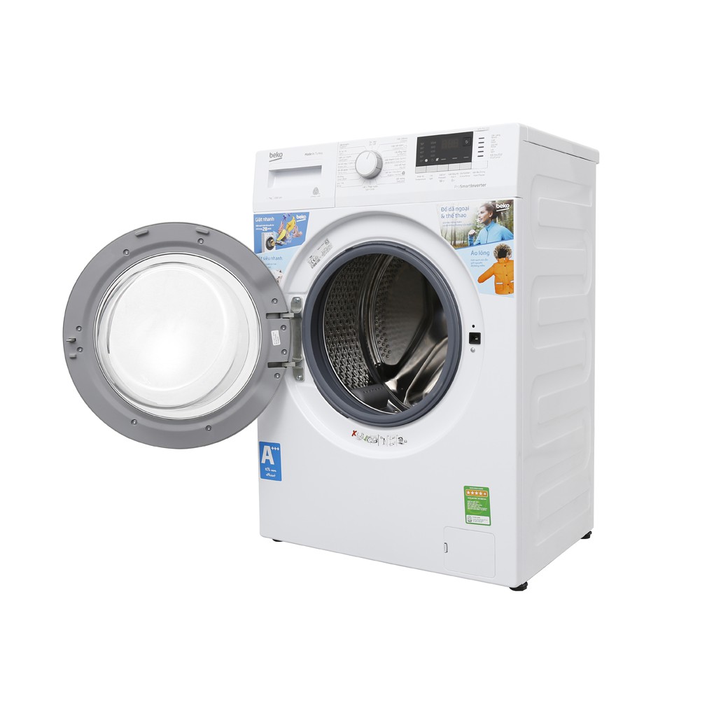 [Mã ELMS5TR giảm 5% đơn 5TR] MiỄN PHÍ CÔNG LẮP ĐẶT - WTV8512 XS0 - Máy giặt Beko WTV 8512 XS0, 8.0kg, Inverter