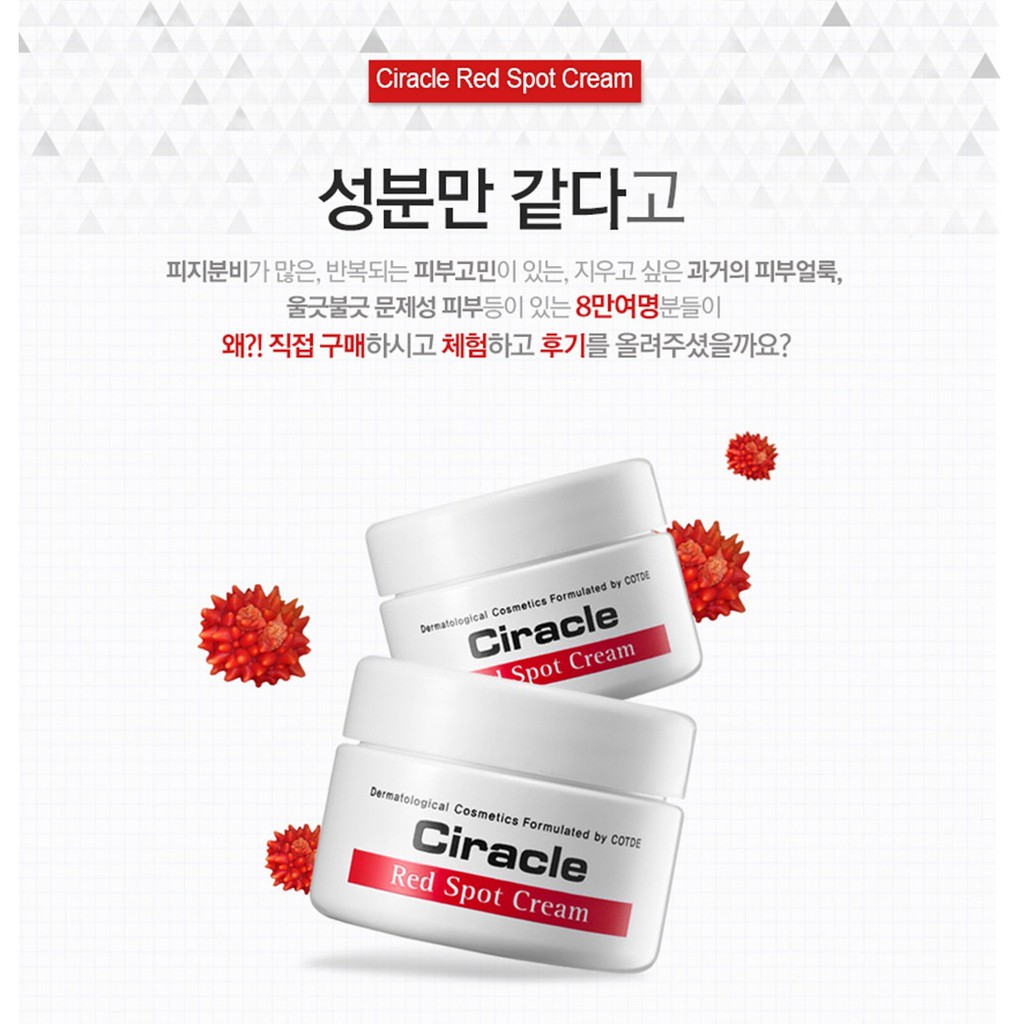 Kem Ngừa Mụn Hiệu Quả Ciracle Red Spot Cream 30ml