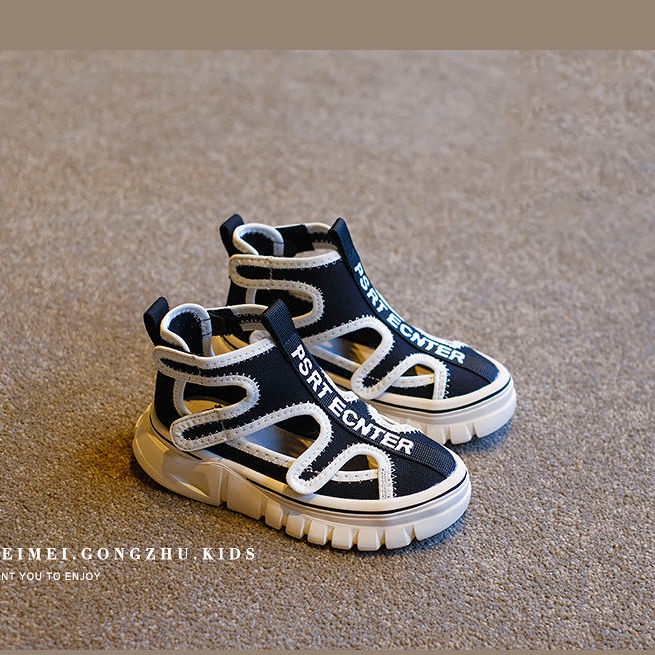 [Hàng Mới Về] Giày Sandal Thể Thao Thoáng Khí Thoải Mái Mùa Hè Có Lỗ Thoáng Khí Cho Bé Trai / Bé Gái 5 Tuổi