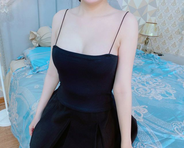 Áo 2 dây croptop thời trang hot girl siêu đẹp