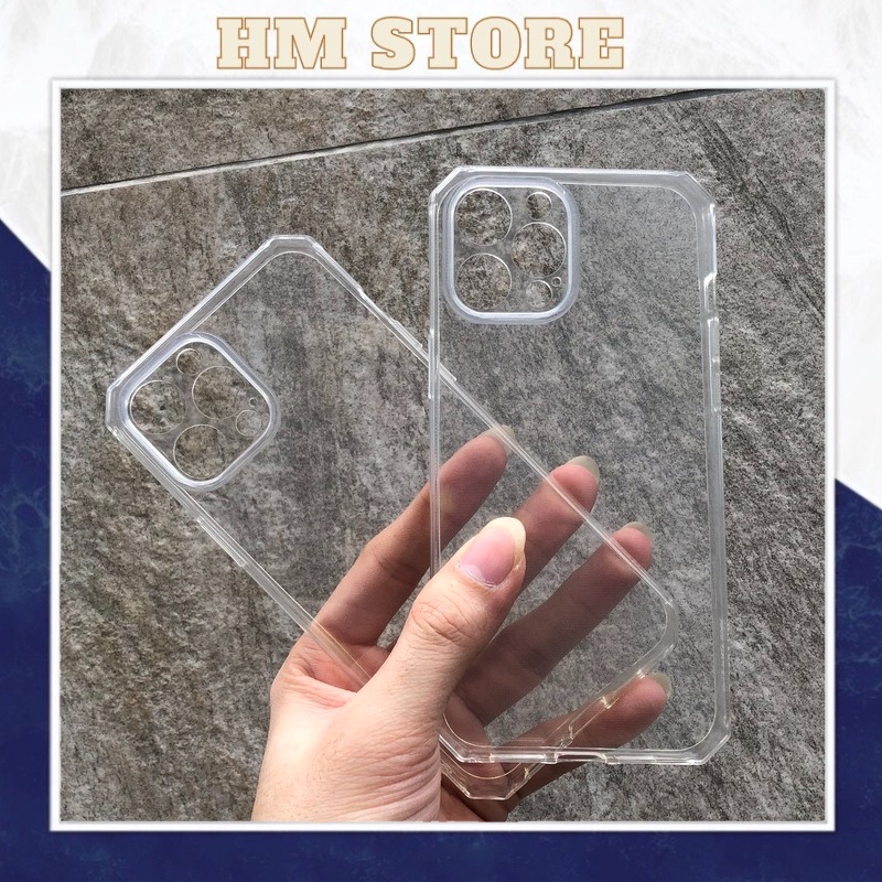Ốp lưng silicon CẠNH VUÔNG trong suốt CHỐNG Ố VÀNG 6plus/6s/6splus/7/7plus/8/8plus/x/xr/xs/11/12/13/pro/max/plus/promax