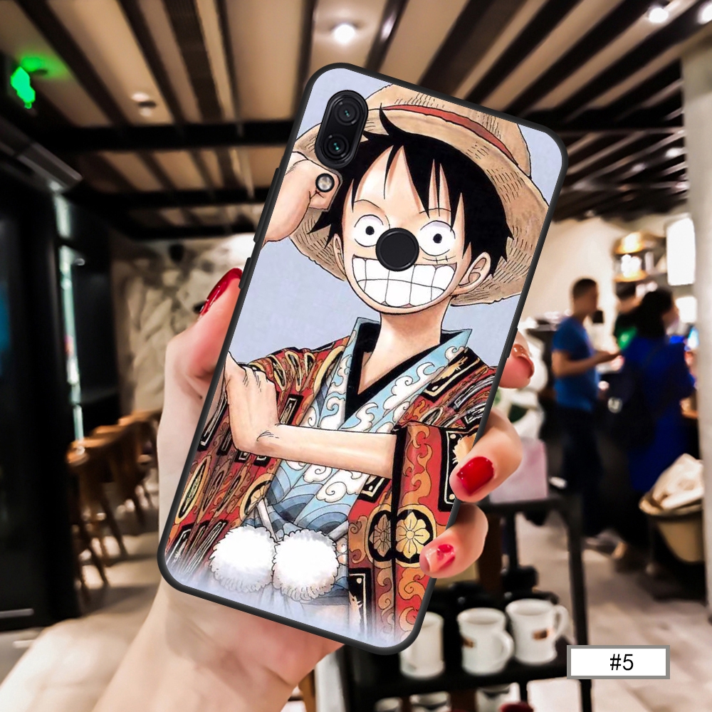 Ốp lưng mềm mại cho Xiaomi Redmi Note7 7 Note6 6A 5 5A 5 Plus S2 Note4X Luffy Fifth Gear