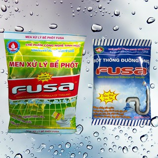 Men Xử Lý Bể Phốt - Bột Thông Cống Fusa | Thông Tắc Bồn Cầu, Khử Mùi Diệt Khuẩn