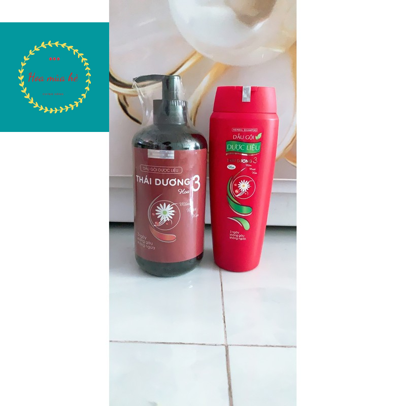 SALE SỐC Dầu gội thái dương 3 hương hoa 200ml và 480ml ( có dầu xả hương hoa 200ml ) có tác dụng sạch gàu, ngăn rụng tóc