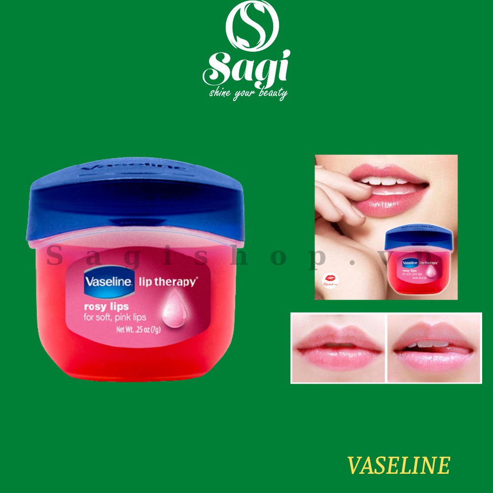 Son Dưỡng Môi Vaseline 7g Dạng Hủ Và Tuýp