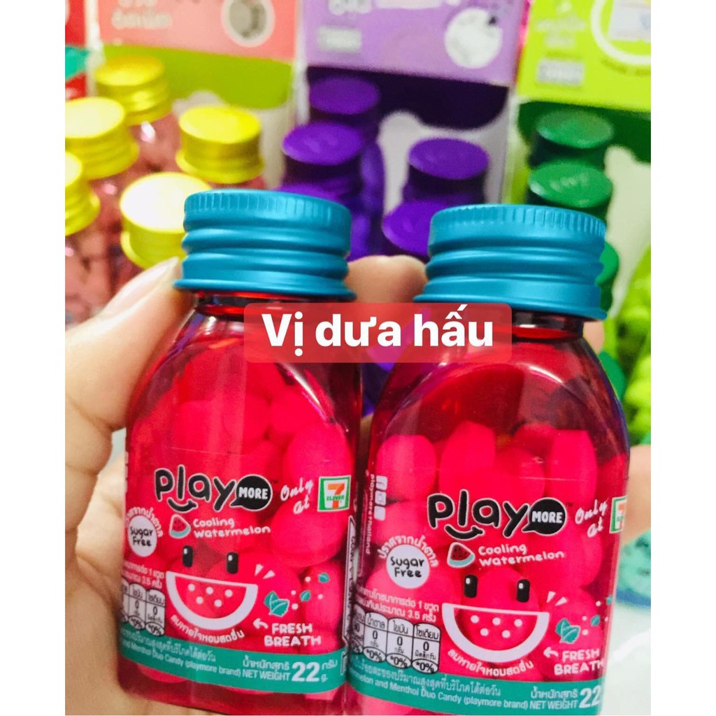 Kẹo play Thái các vị của hãng 7-Eleven 25k/ lọ 22g