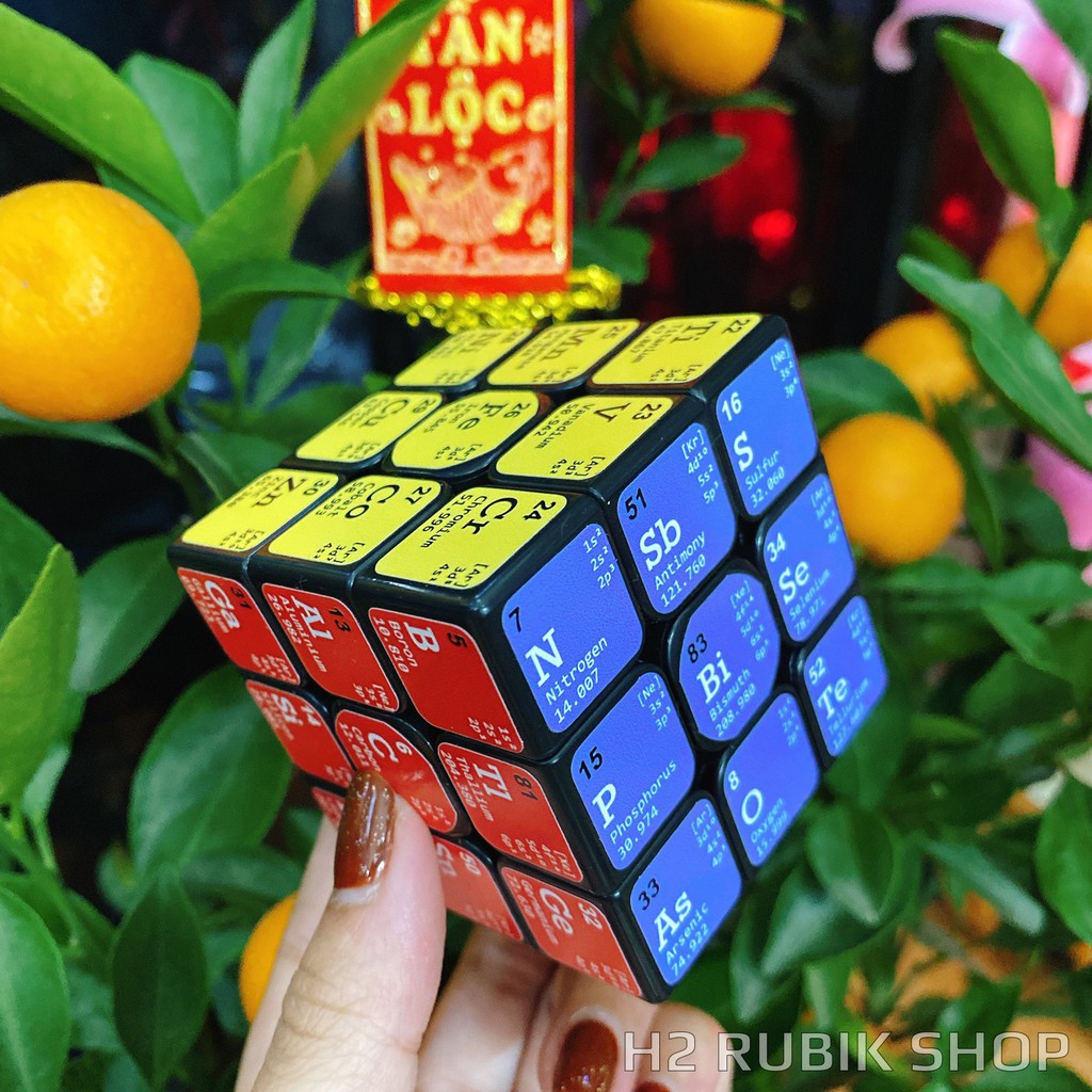 Rubik Hoá học bảng tuần hoàn nguyên tố siêu đẹp - Periodic Cube