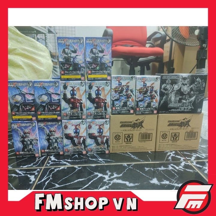 MÔ HÌNH CHÍNH HÃNG SHODO X KAMEN RIDER SET