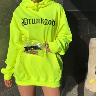 Áo hoodie dáng rộng thoải mái thiết kế thời trang cá tính cho nữ