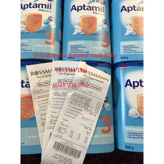 (Bill) SỮA APTAMIL ĐỨC SỐ 1 & 2 & 3 - 800G