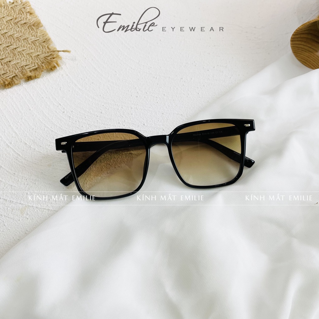 Gọng kính râm nhựa dẻo mắt Polazoid cao cấp nam nữ Kính mắt Emilie phụ kiện thời trang 2198