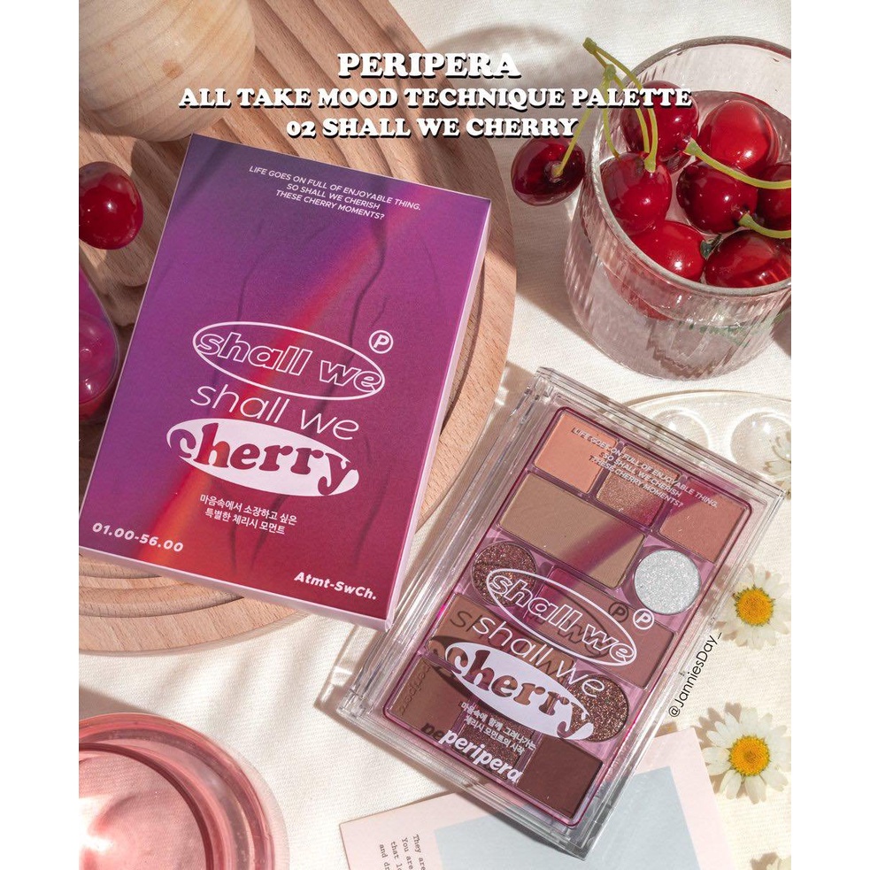 Bảng phấn mắt 𝑷𝑬𝑹𝑰𝑷𝑬𝑹𝑨 𝑨𝒍𝒍 𝑻𝒂𝒌𝒆 𝑴𝒐𝒐𝒅 𝑻𝒆𝒄𝒉𝒏𝒊𝒒𝒖𝒆 𝑷𝒂𝒍𝒆𝒕𝒕𝒆