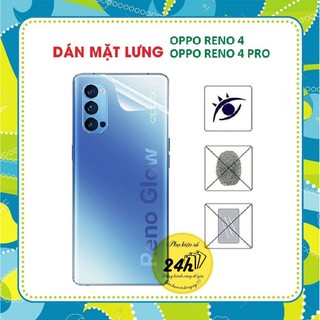 Miếng Dán lưng PPF Cho Oppo Reno 4 / Reno 4 Pro PPF cao cấp dẻo trong suốt kèm phụ kiện dán