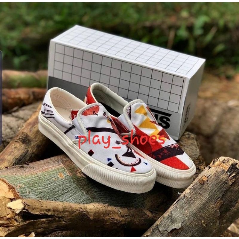 Giày Thể Thao Vans SLIP ON X MOMA VASILY KANDINSKY-Shoes Chất Lượng Cao Cho Nam Nữ