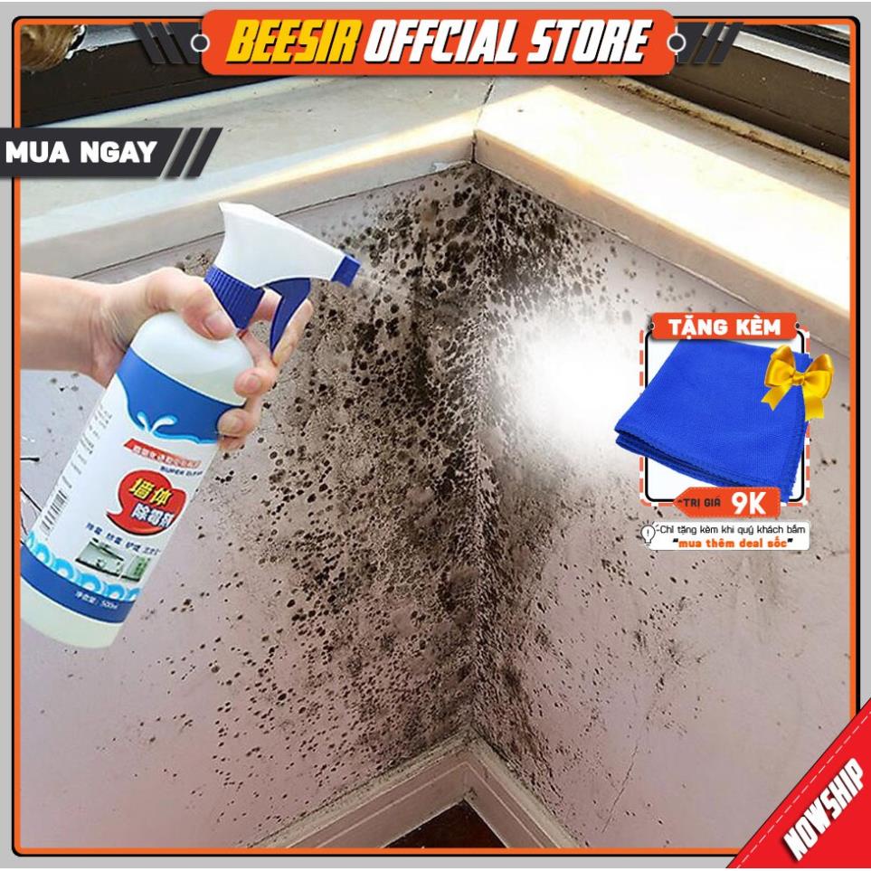 Bình Xịt Tẩy Nấm Mốc Tường Nhà, Phòng Tắm ,Nhà Bếp LKB 500ml BEESIR