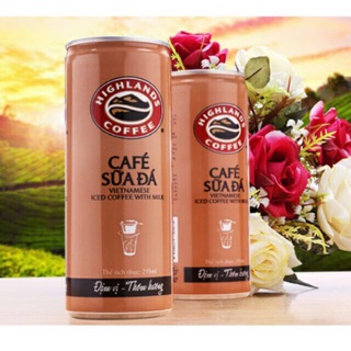Thùng 24 lon Cafe sữa đá Highlands 235ml