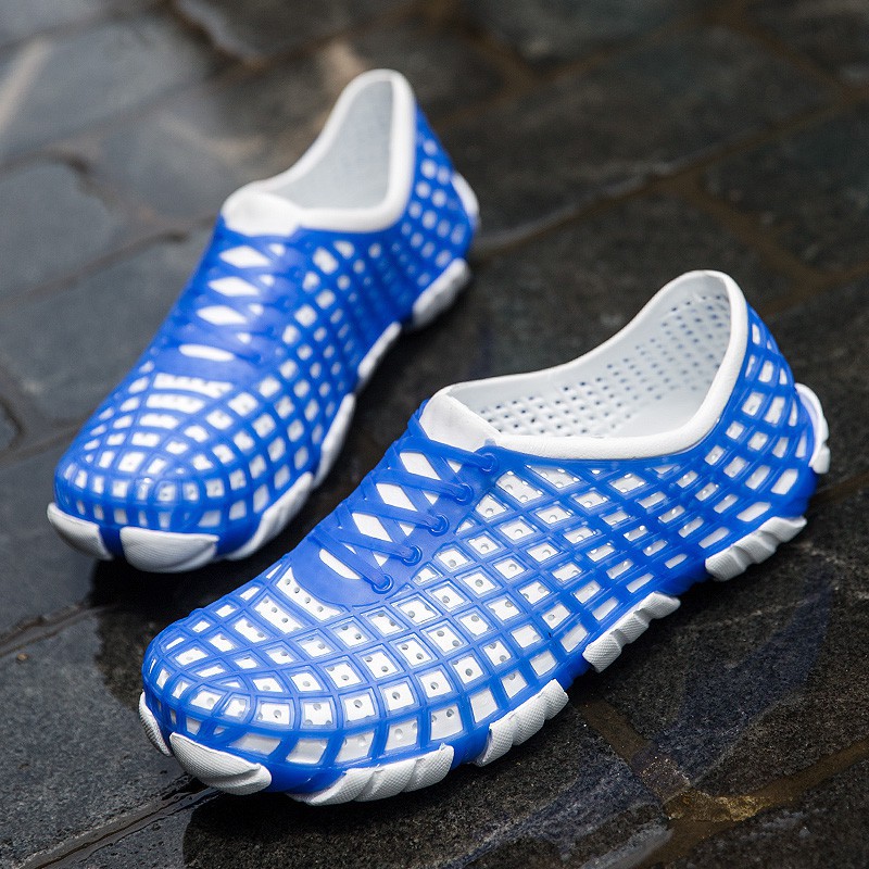 Sandal nhựa PVC mềm lỗ thoáng khí cho nam . 2020 new