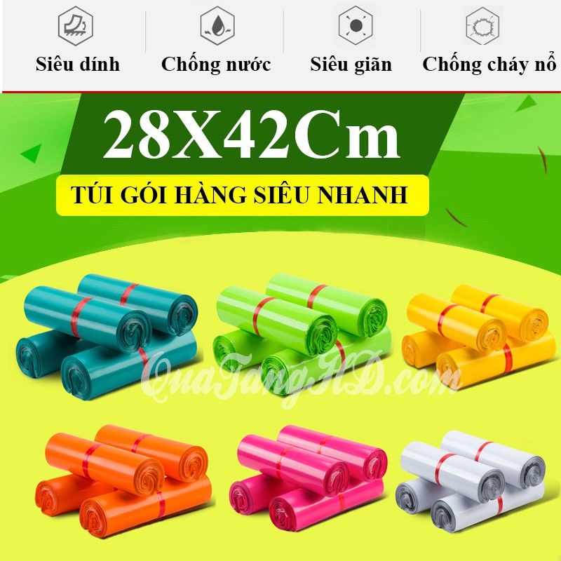 [28x42cm] Túi gói hàng tiện lợi, siêu dính, chống nước, độ bên cao cấp - bao bì đóng gói giá rẻ