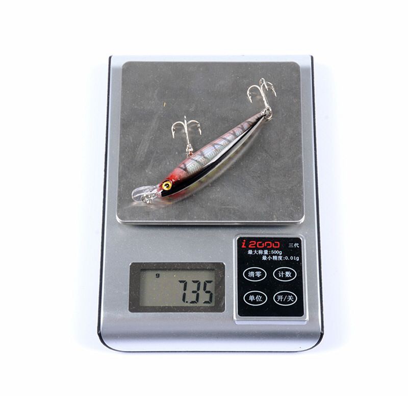 Mồi giả thú hút câu cá 8 màu kích thước 8.5cm / 7.2g
