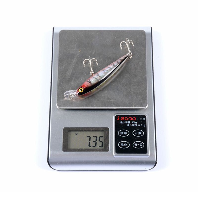 Mồi Câu Cá Giả 8 Màu Kích Thước 8.5cm / 7.2g