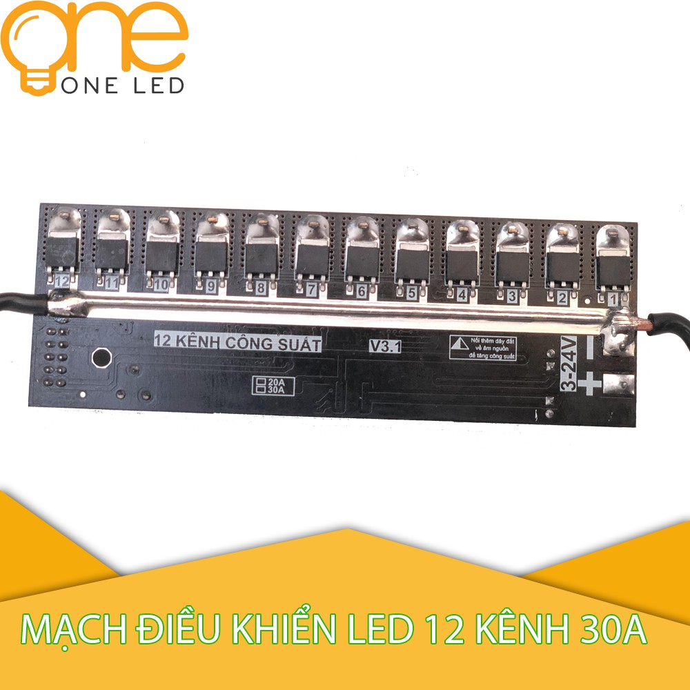 Mạch vẫy OneLED 12 kênh 30A V4.4