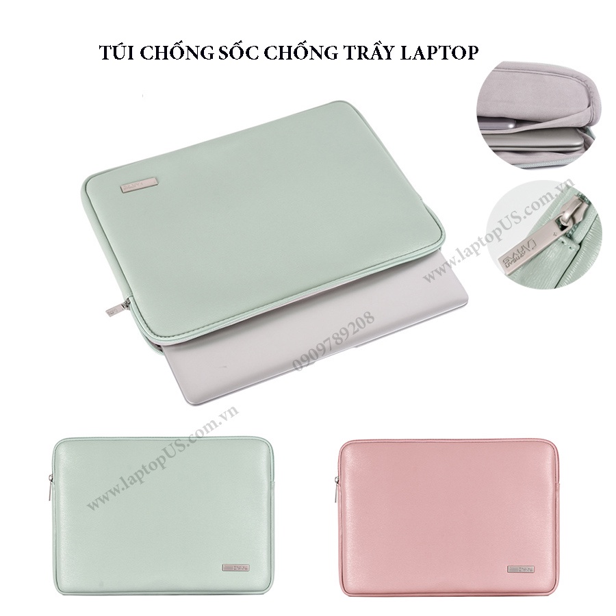 Túi Chống Sốc  Laptop Macbook  Surface Da PU (M14)