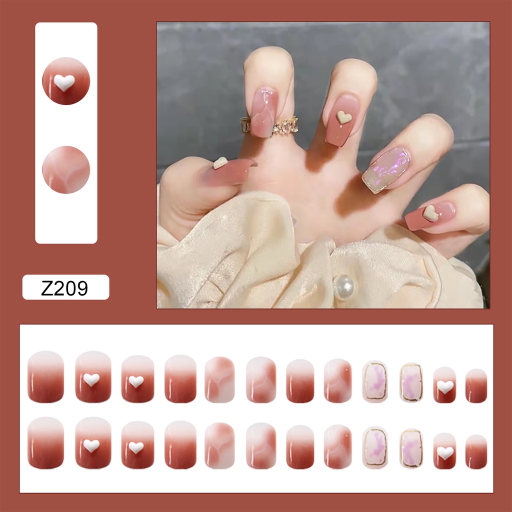 Móng tay giả đính đá làm nail loại tốt Z181-220