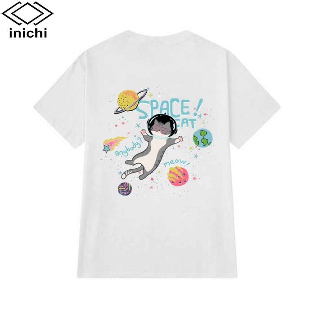 Áo thun unisex INICHI SPACE WHITE 4 màu I31