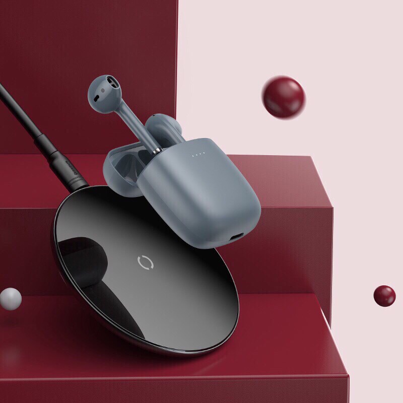 Tai nghe không dây BASEUS W04 Pro bản sạc không dây chính hãng- Tai nghe Bluetooth BASEUS ENCOK TWS W04 PRO sạc nhanh ♥️