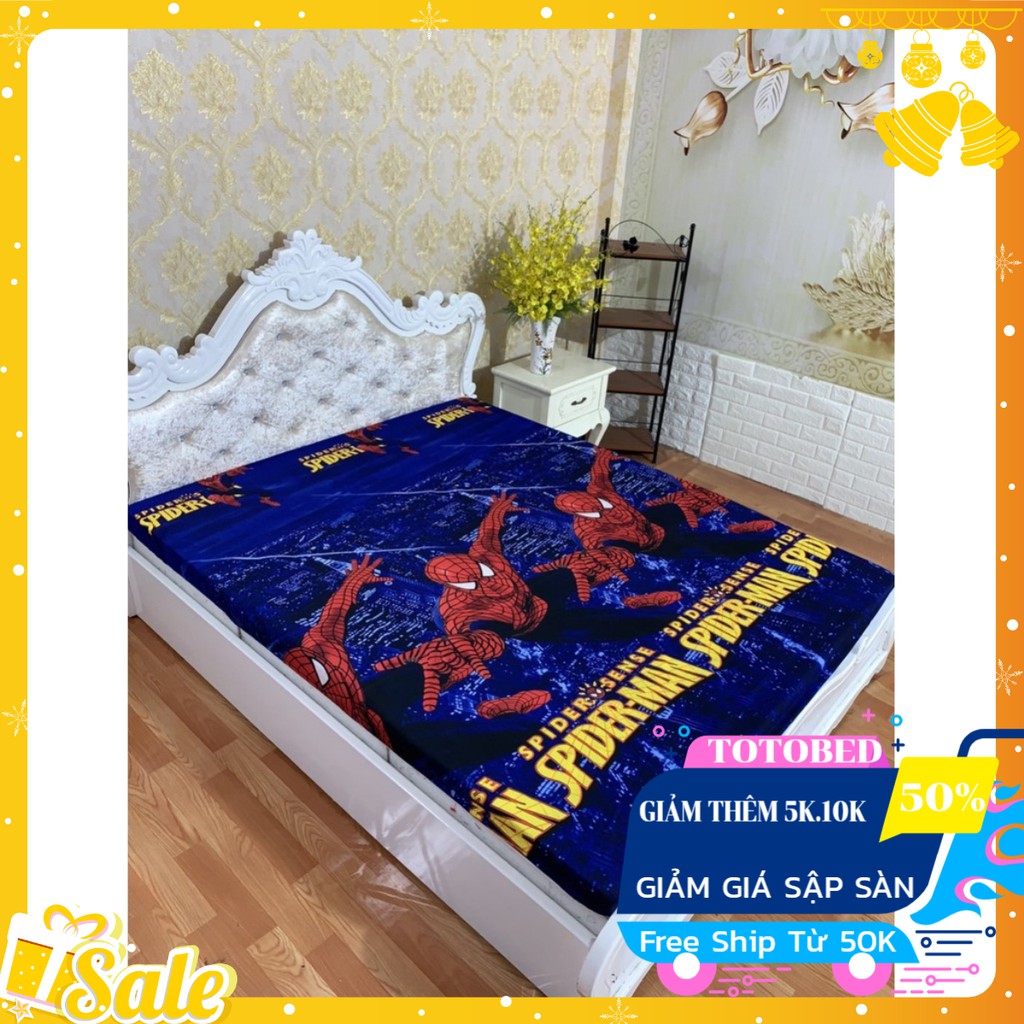 HCM ga chống thấm 1m4 cotton hoa văn totobed mã 827