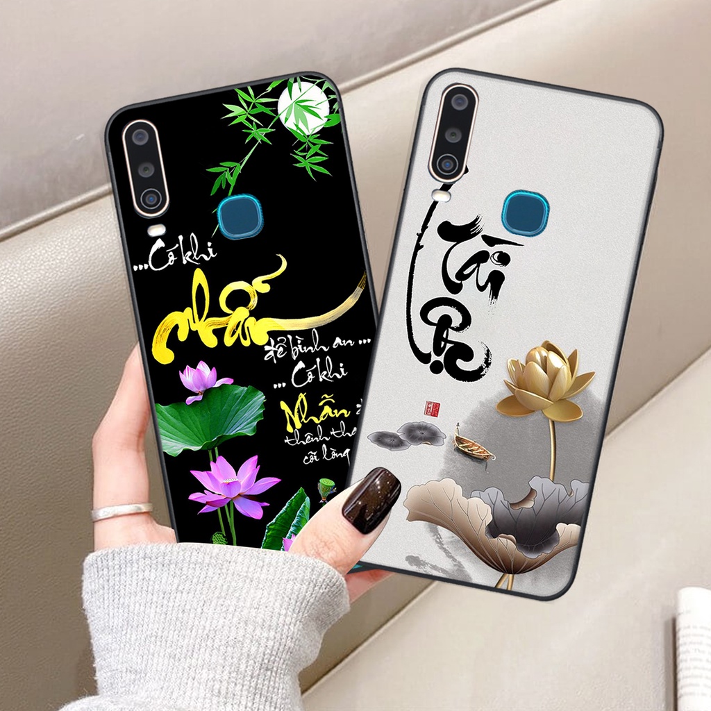 Ốp lưng Vivo U10 / Y12/ Y15 / Y17 in hình chữ tài chữ lộc, Cha Mẹ, bình an SIÊU ĐẸP
