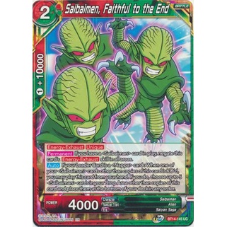 Thẻ bài Dragonball - TCG - Saibaimen, Faithful to the End / BT14-145'