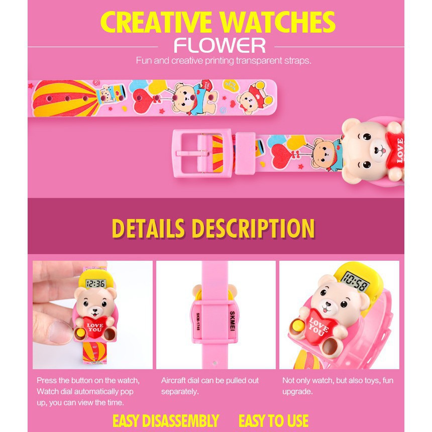 Đồng Hồ Kĩ Thuật Số SKMEI 1748 Đáng Yêu Cho Bé | BigBuy360 - bigbuy360.vn