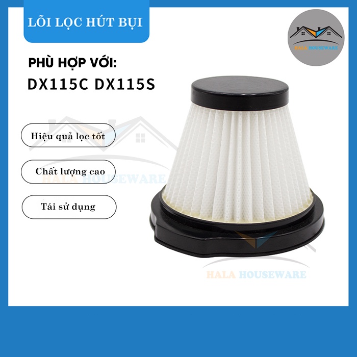 Lõi Lọc HEPA Cao Cấp Thay Thế Dành Cho Máy Hút Bụi Dreema DX115C