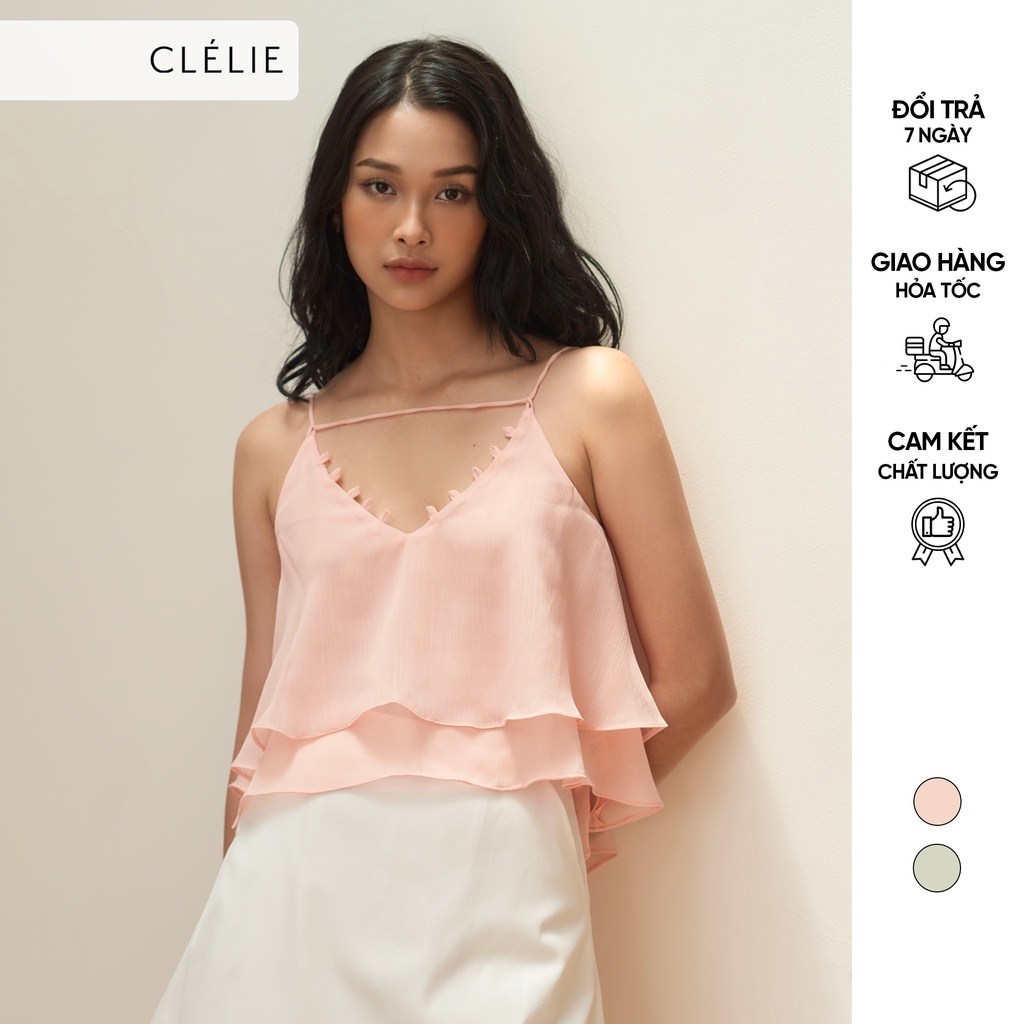 Áo 2 dây tầng xoè | ONA TOP - CLÉLIE