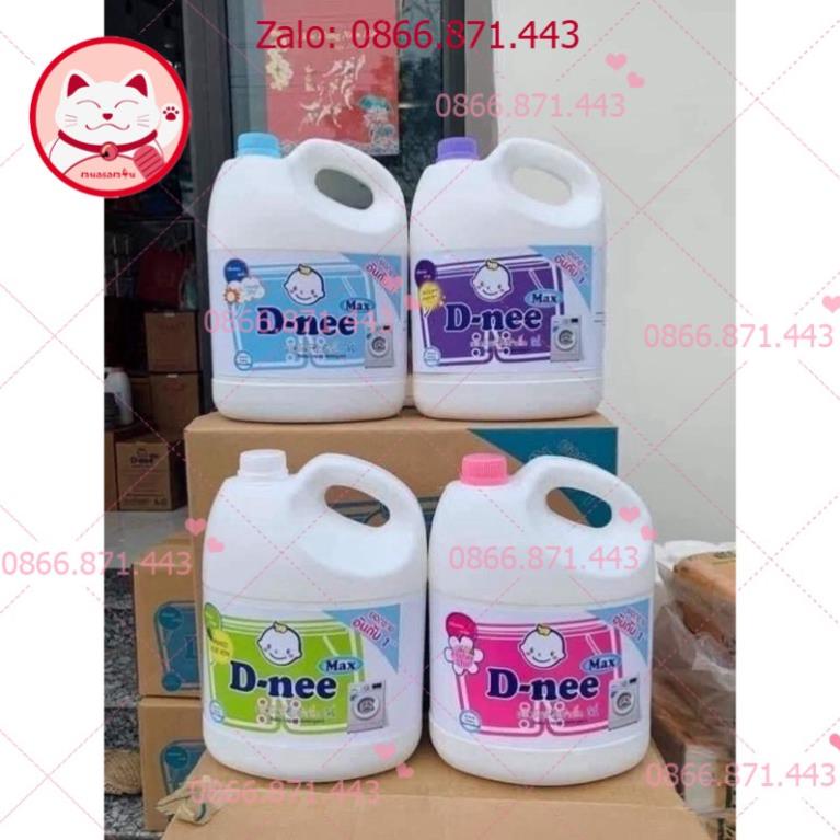 ⚡𝐅𝐑𝐄𝐄𝐒𝐇𝐈𝐏⚡ Nước giặt D-nee 4 màu 1 thùng 4 can.
