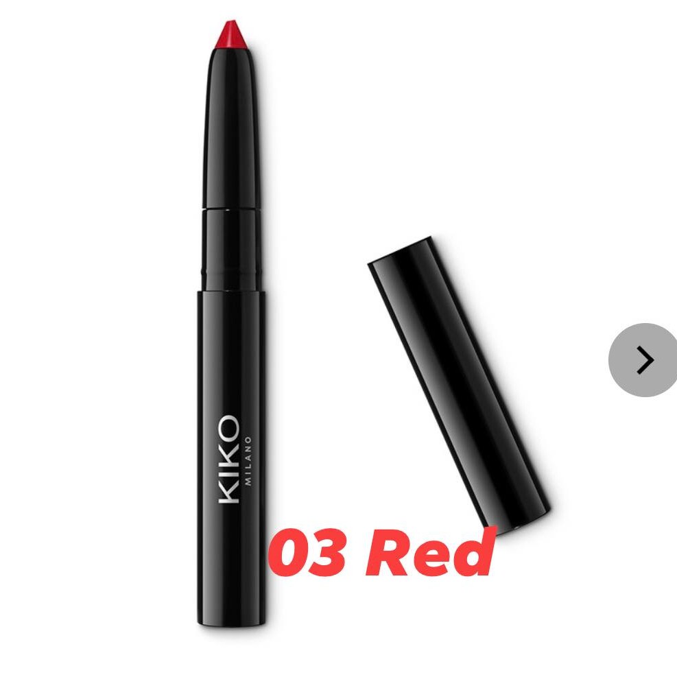 Son bút dạng kem lì Kiko Creamy Lipstick 1g Màu 03 Red Đỏ Pháp